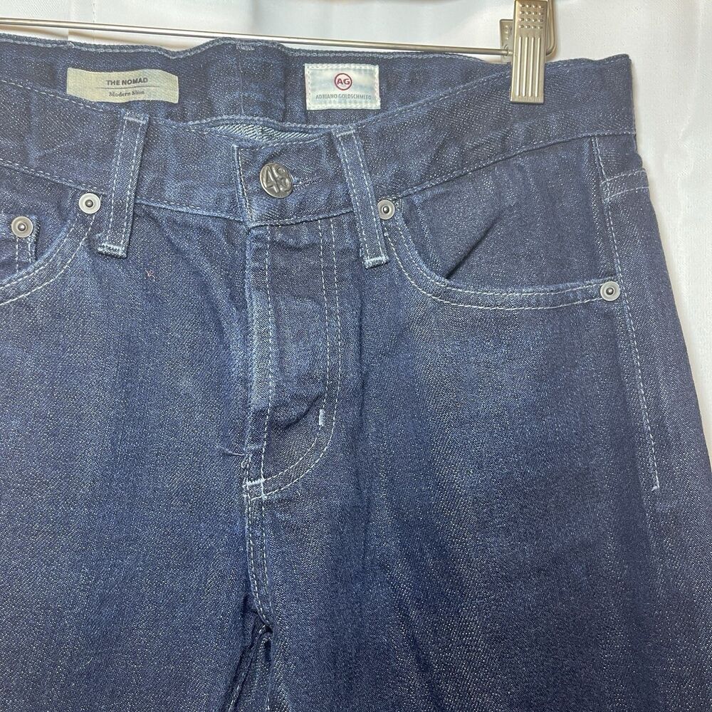 AG Adriano Goldschmied‎ The Nomad Modern Slim Denim Blue Jeans Men 30x34